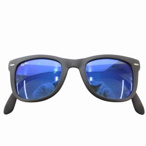FOLDING WAYFARER サングラス アイウェア ウェリントン コンパクト 5022 黒 ブラック