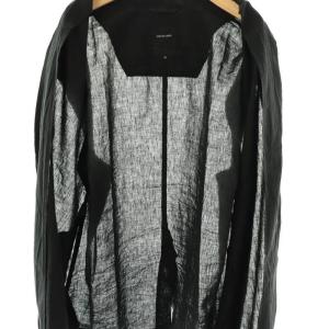 pas de calais ジレ ベスト リネン混 36 ブラック /DF OS