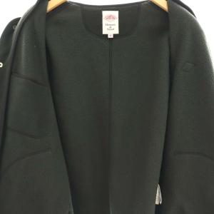 DANTON フリースカーディガン ジャケット ブルゾン 40 チャコール /ES OS