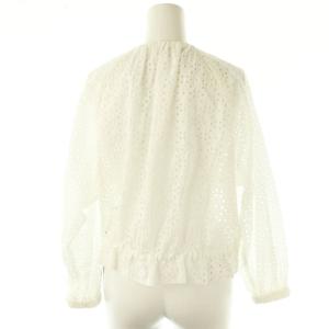 ANAYI 24SS コットンエンブロイダリーブルゾン 34 ホワイト