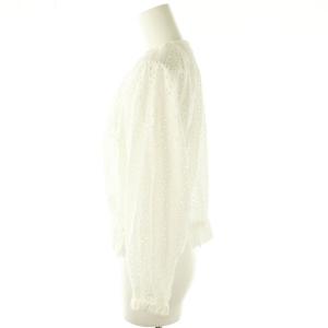 ANAYI 24SS コットンエンブロイダリーブルゾン 34 ホワイト