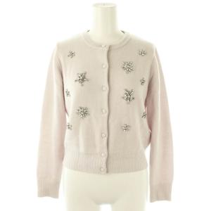 24AW スノーフレーク カーディガン ニット ウール 36 グレー /MI OS