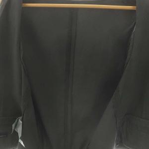 LARDINI コットン ベスト 装飾ボタン 52 グレー /MI OS