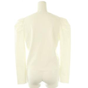 Viaggio Blu 25SS ダブルジップニット 手洗い可能 ジャケット ノーカラー 1 ホワイト /HK OS