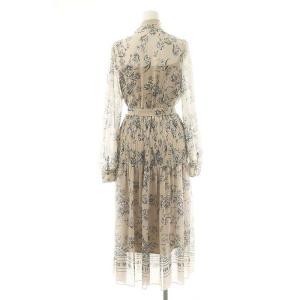 Diagram GRACE CONTINENTAL オリエンタルプリントワンピース 36 ベージュ