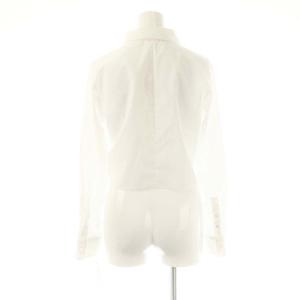 SNIDEL 24AW ワンポイントショートシャツ 長袖 F ホワイト /HK OS SH