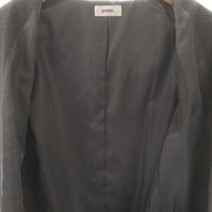 SNIDEL 24SSオーバーサイズジレ ロング F グレー /HK OS SH