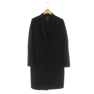 LAMB MELTON ESSENTIAL CO チェスターコート アウター ウール P ブラック /DO