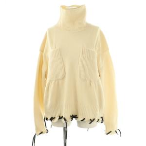 タートルネック ニット プルオーバー ウール 2 アイボリー 22-06414