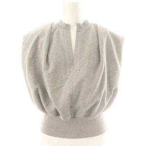 スウェットノースリーブ プルオーバー トレーナー カットソー XS グレー /ES OS
