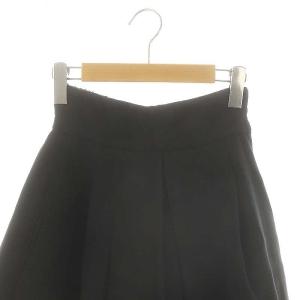 SEVEN TEN by MIHO KAWAHITO 24SS ハイウエストフレアキュロット ショートパンツ コットン XS 黒 ブラック /NR OS