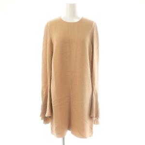 23SS ベルスリーブ ワンピース 長袖 ミニ 40 ピンク /NR OS