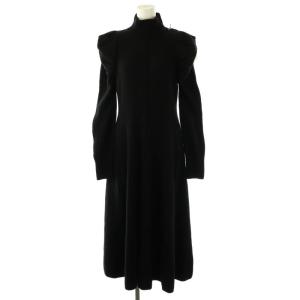 23AW パフスリーブニットワンピース ウール M ブラック