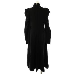SEVEN TEN by MIHO KAWAHITO 23AW パフスリーブニットワンピース ウール M ブラック