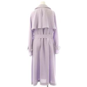 CELFORD リネンライクボリュームトレンチ コート スプリングコート F ラベンダー /DF OS