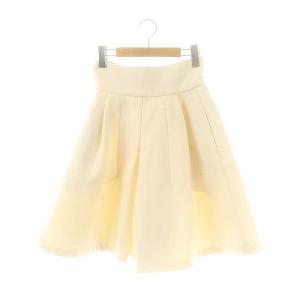23AW ハイウエストフレアキュロット ショートパンツ S アイボリー /NR OS