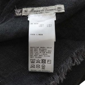 L'Appartement メゾンドバカンス MAISON DE VACANCES Linen Stole 大判 リネン フリンジ