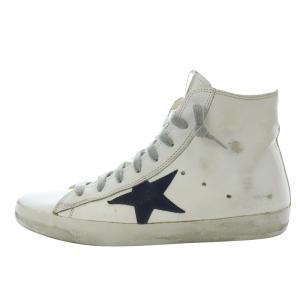 スニーカー ハイカット FRAMCY レザー 38 ホワイト