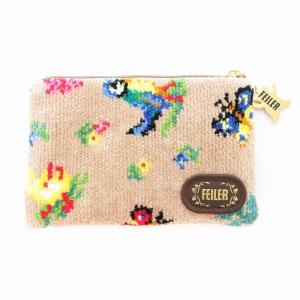 ハイジ マルチポーチ コスメポーチ シュニール織 ベージュ系 /UO