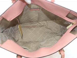 MICHAEL KORS 23年 VOYAGER サフィアーノ レザー トート ラージ トートバッグ ショルダーバッグ ピンク 35S1GT7L