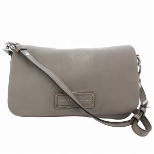 フラップパーシー ショルダーバッグ クロスボディ レザー グレー M0001349 /FF