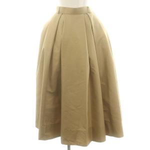 CHINO PLEATED SWAN SKIRT チュール付き 0 ベージュ
