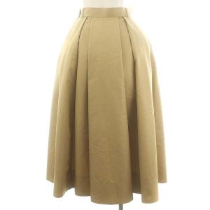 SEA CHINO PLEATED SWAN SKIRT チュール付き 0 ベージュ