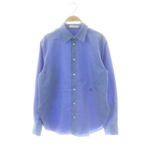 24AW ファインブロード レギュラーカラーシャツ 長袖 36 ライトブルー /HK OS
