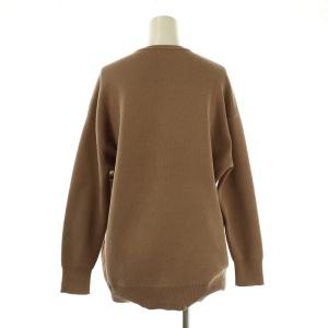iCB 24SS コットンポリエステルスムースニットプルオーバー セーター 長袖 XS 茶 /NR OS