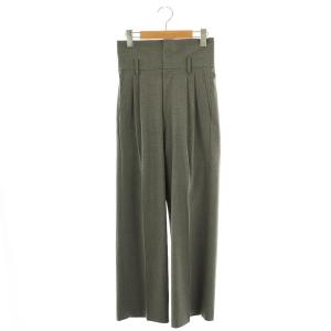 ソフィー sophi 24AW ウォッシャブルウエスト折り返し2WAYワイドパンツ 34 グレー /DF