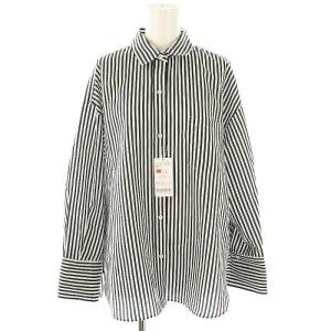 ソフィー sophi 25SS タンブラーストライプ3WAYシャツ 長袖 38 ネイビー ホワイト /DF