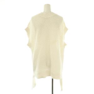 Diagram GRACE CONTINENTAL 23SS メッシュ2wayカットソー ニット フレンチスリーブ リネン混 36 オフホワイト /DO OS