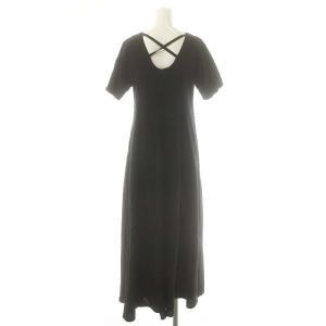 Diagram GRACE CONTINENTAL 23AW 切替フレアカットワンピース マキシ ロング 半袖 36 黒 ブラック 0323332014 /AT