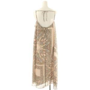 GRACE CONTINENTAL キャミプリントワンピース ロング 総柄 36 マルチカラー /DF OS SH