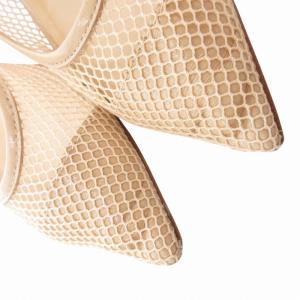 FABIO RUSCONI DORIS1627 メッシュパンプス フラットシューズ ポインテッドトゥ 36 23.5cm ベージュ