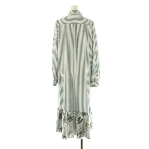 Diagram GRACE CONTINENTAL 23SS スズラン刺繍シャツワンピース 38 ブルー ホワイト