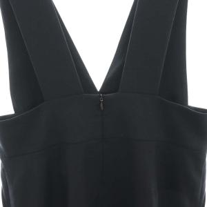 HUMAN WOMAN 24SS ドビストレッチワンピース ミモレ ロング M 紺 ネイビー /AT OS