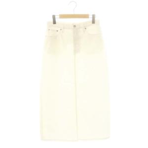 25SS Slate Denim Kyden Skirt デニムスカート タイト 40 オフホワイト /DO