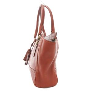 COACH 19891 レガシー ミディアム キャンダス キャリーオール ハンドバッグ 肩掛け ロゴ タッセル レザー