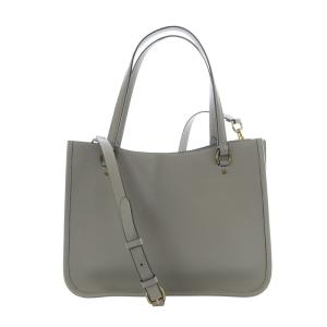 COACH タイラー キャリーオール 2WAY ショルダーバッグ ハンドバッグ レザー グレー C3768 /SR38