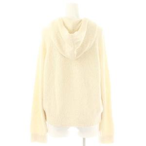 Theory 25SS Terry Boucle Boucle Hoodie プルオーバーパーカー ニット S アイボリー
