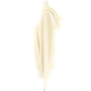 Theory 25SS Terry Boucle Boucle Hoodie プルオーバーパーカー ニット S アイボリー