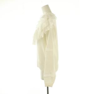 SEVEN TEN by MIHO KAWAHITO 24SS レースフリルニット カットソー M 白 /MI OS