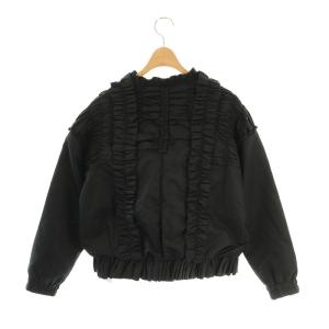 OBLI 近年モデル フリルブルゾン F ブラック