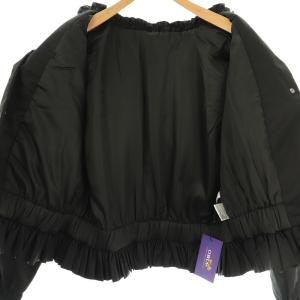 OBLI 近年モデル フリルブルゾン F ブラック