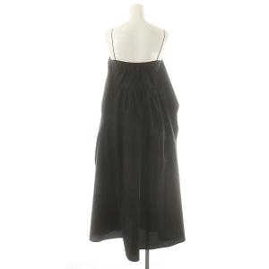 OBLI 近年モデル ラッフルキャミワンピース ロング 0 ブラック /HK OS