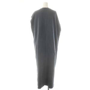 Spick&Span 23SS 裏毛ノースリーブワンピース マキシ ロング F 紺 ネイビー 23040200806020 /AT