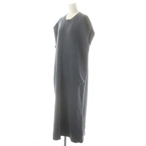 Spick&Span 23SS 裏毛ノースリーブワンピース マキシ ロング F 紺 ネイビー 23040200806020 /AT