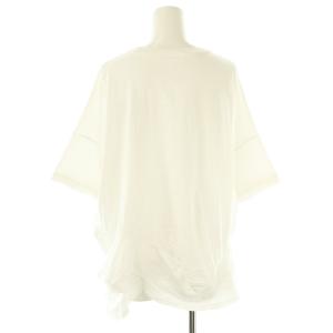 ENFOLD 24SS CURVE LAYERED-HEM T-SHIRT Tシャツ カットソー 38 白 /MI OS