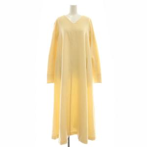 ウールVネックワンピース M アイボリー /DO OS